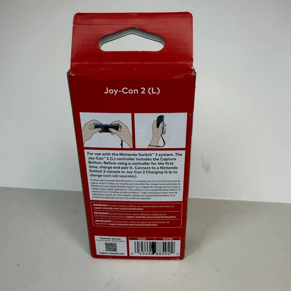 Nintendo Switch 2 Joy-Con 2 (L) Left Controller Light Blue HAC-015 Replacement